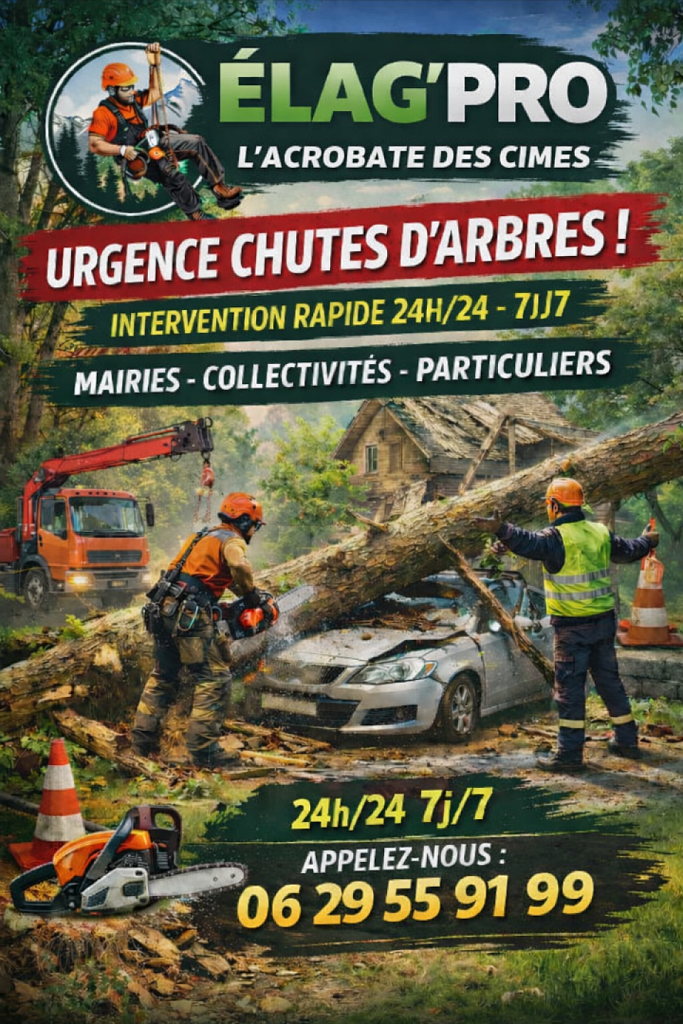 URGENCES Chute d'arbres grand vent